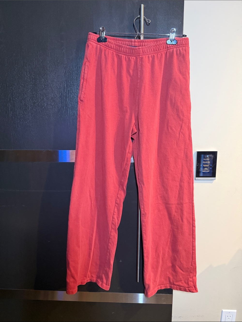 Brandy Melville Coral Red Sweatpants